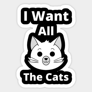 Cats Lover Gifts Sticker